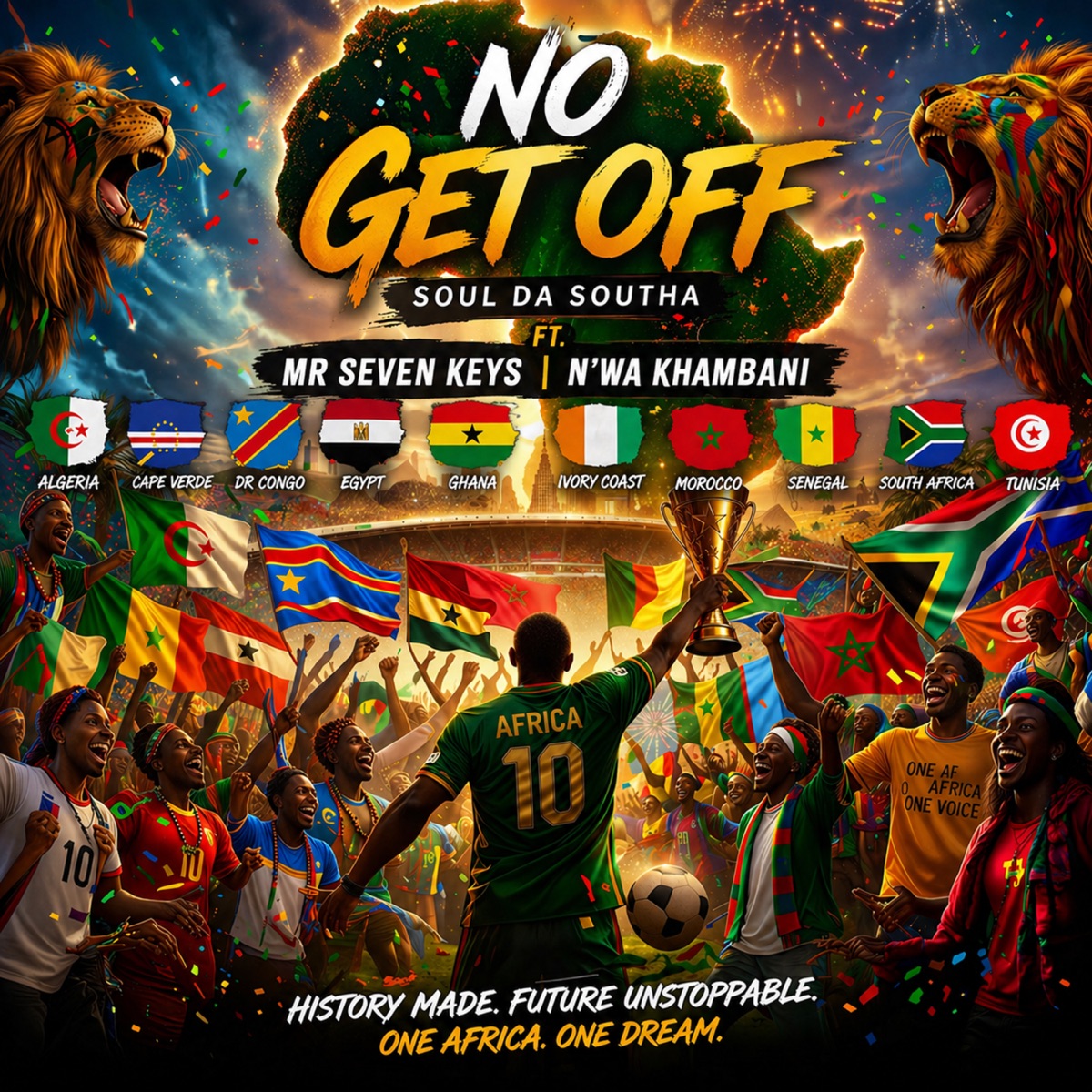 No Get Off (feat. Mr Seven Keys & N'wa Khambani) - Single by Soul Da Southa album cover
