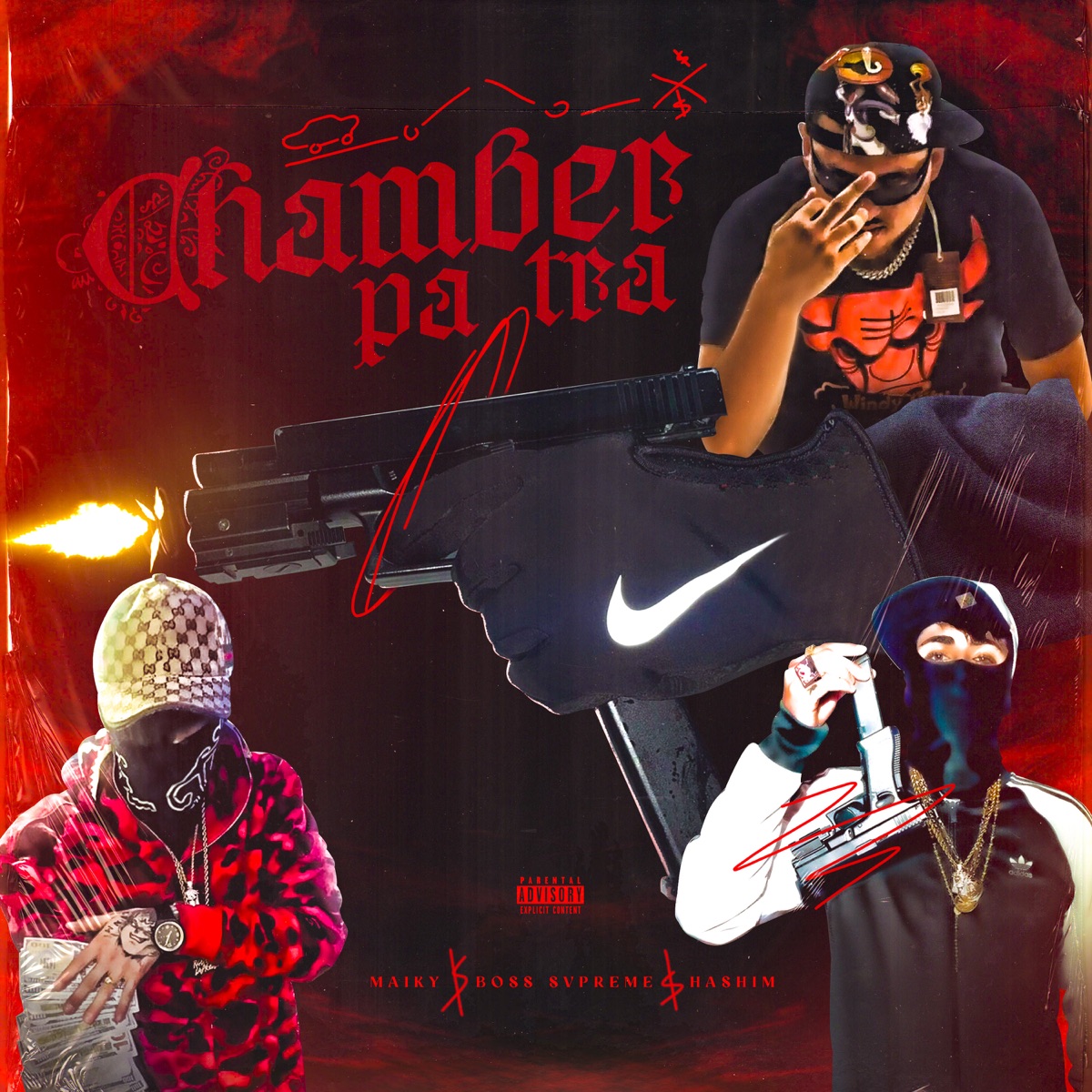 Chamber Pa Tra - Single by Maiky, boss svpreme & Hashim album cover