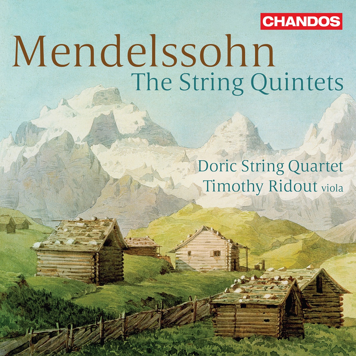 Mendelssohn: The String Quintets by Doric String Quartet & Timothy Ridout album cover