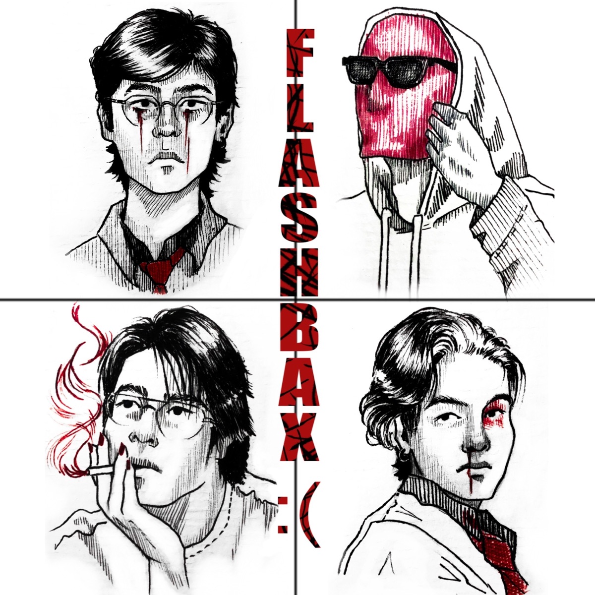 Flashbax: ( (feat. Charlie Cheshire) - Single by WalkerNide, Davi Galicia & danielwuttt album cover
