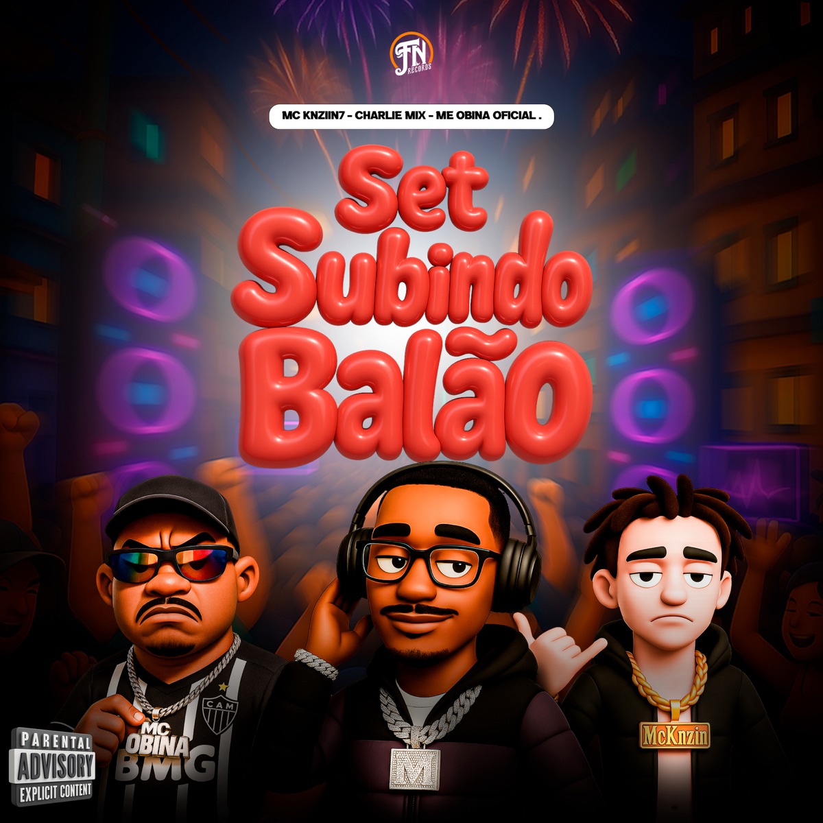 Subindo Balão - Single by Charlie Mix, MC OBINA OFICIAL & Mc Knziin7 album cover