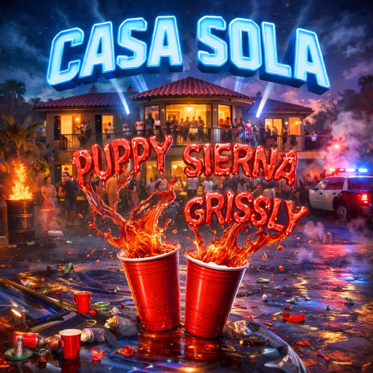 CASA SOLA - Single by Puppy Sierna & Grissly album cover