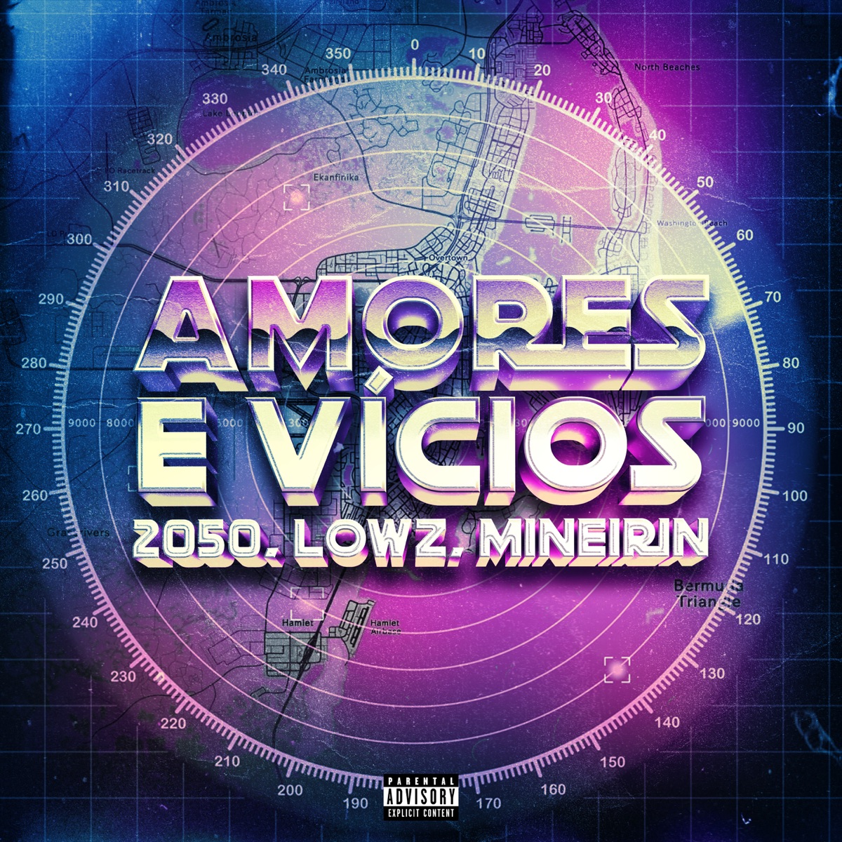 Amores E Vícios - Single by 2050, Lowz & Mineirin album cover