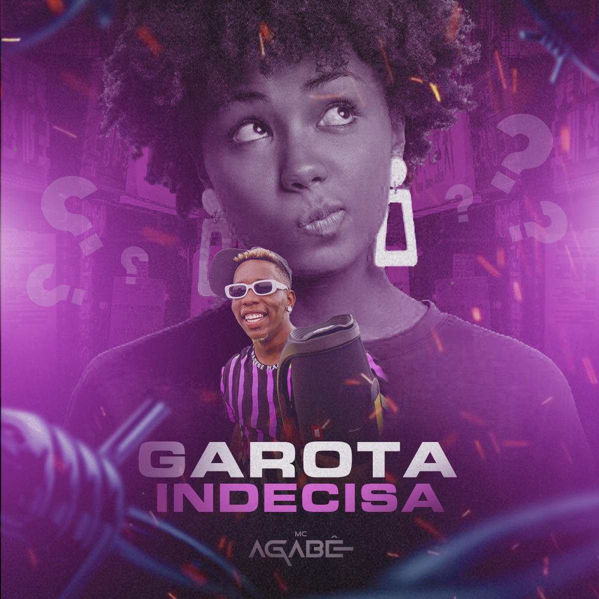 Garota Indecisa - Single by Mc Agabê album cover