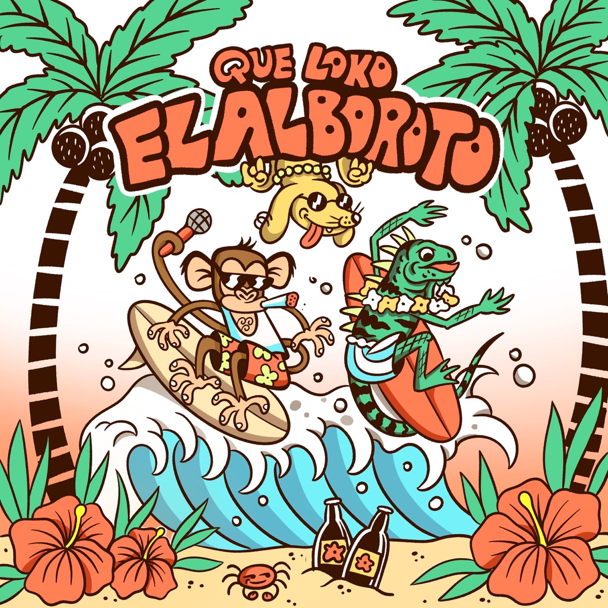 QUE LOKO EL ALBOROTO - Single by Alboroto & Mariano Dev album cover