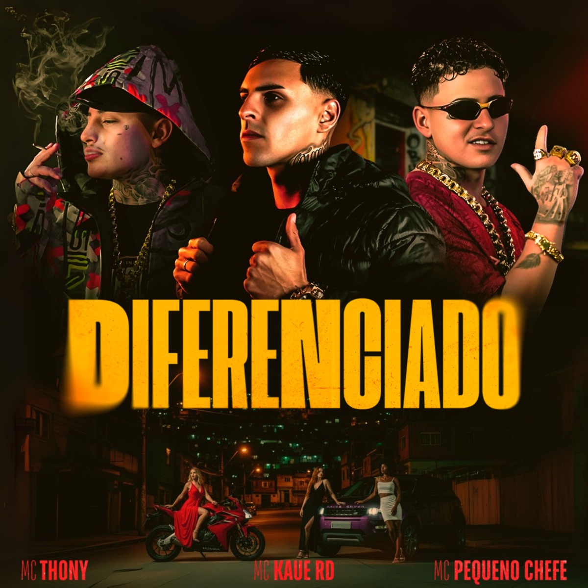 Diferenciado (feat. Mc Thony & Mc Pequeno Chefe) - Single by barthdeverdade & MC KAUE RD album cover