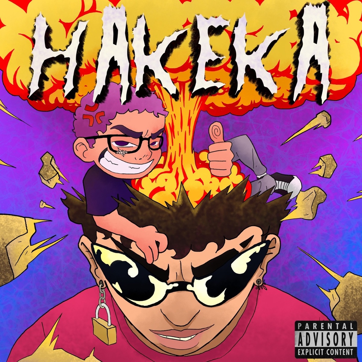 Hakeka (feat. Underaiki & Ag sixteen) - Single by Skisia2 album cover