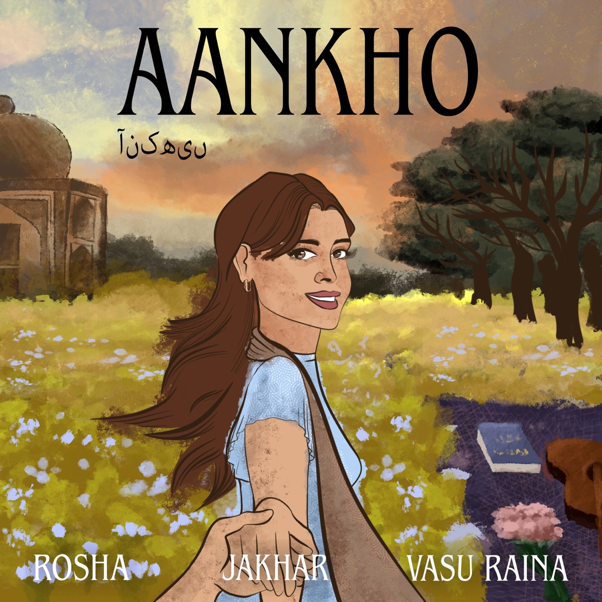 Aankho - Single by Vasu Raina, Rosha & Jakhar album cover
