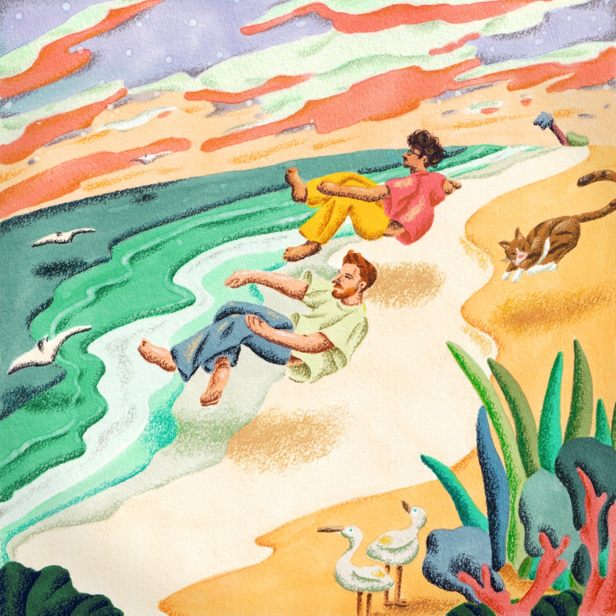Sitting Beachside (Remix) - Single by Six Missing, Clariloops & Ornithology album cover