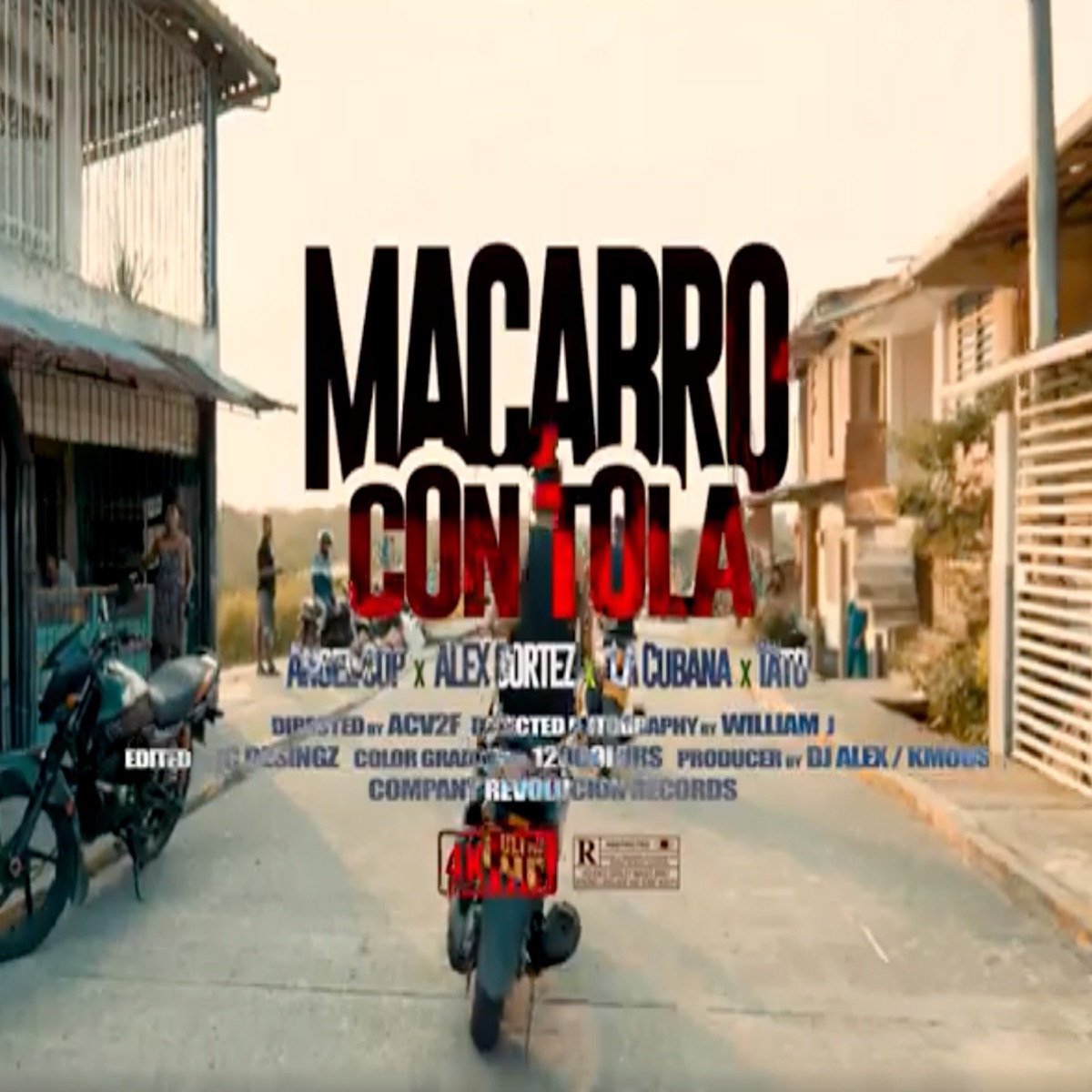 MACABRO CON TOLA (feat. Alex Cortez & Angel Cop) - Single by La cubana, Tato & Pty Audio album cover