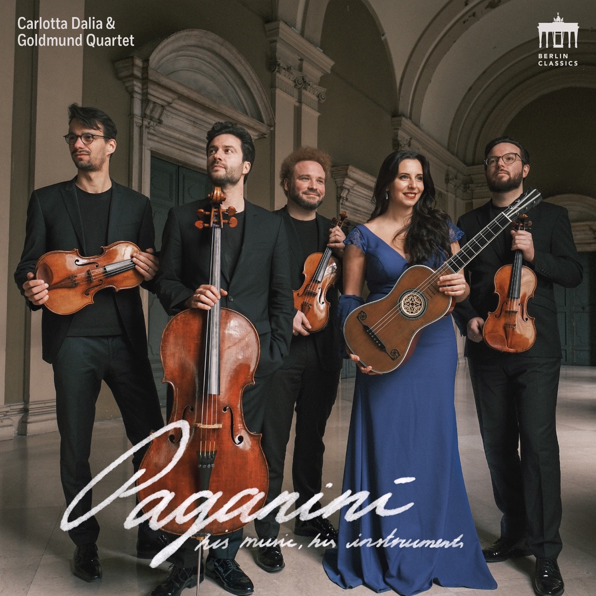 Paganini: His Music, His Instruments by Carlotta Dalia & Goldmund Quartet album cover