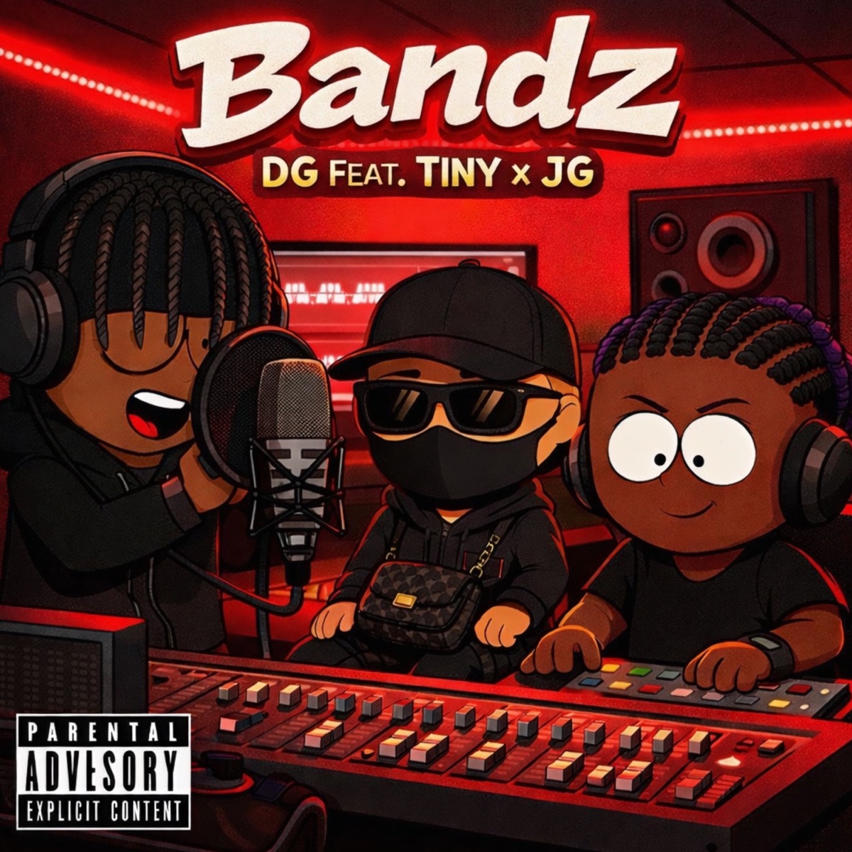 Bandz! - Single by DG, Tiny & JG album cover