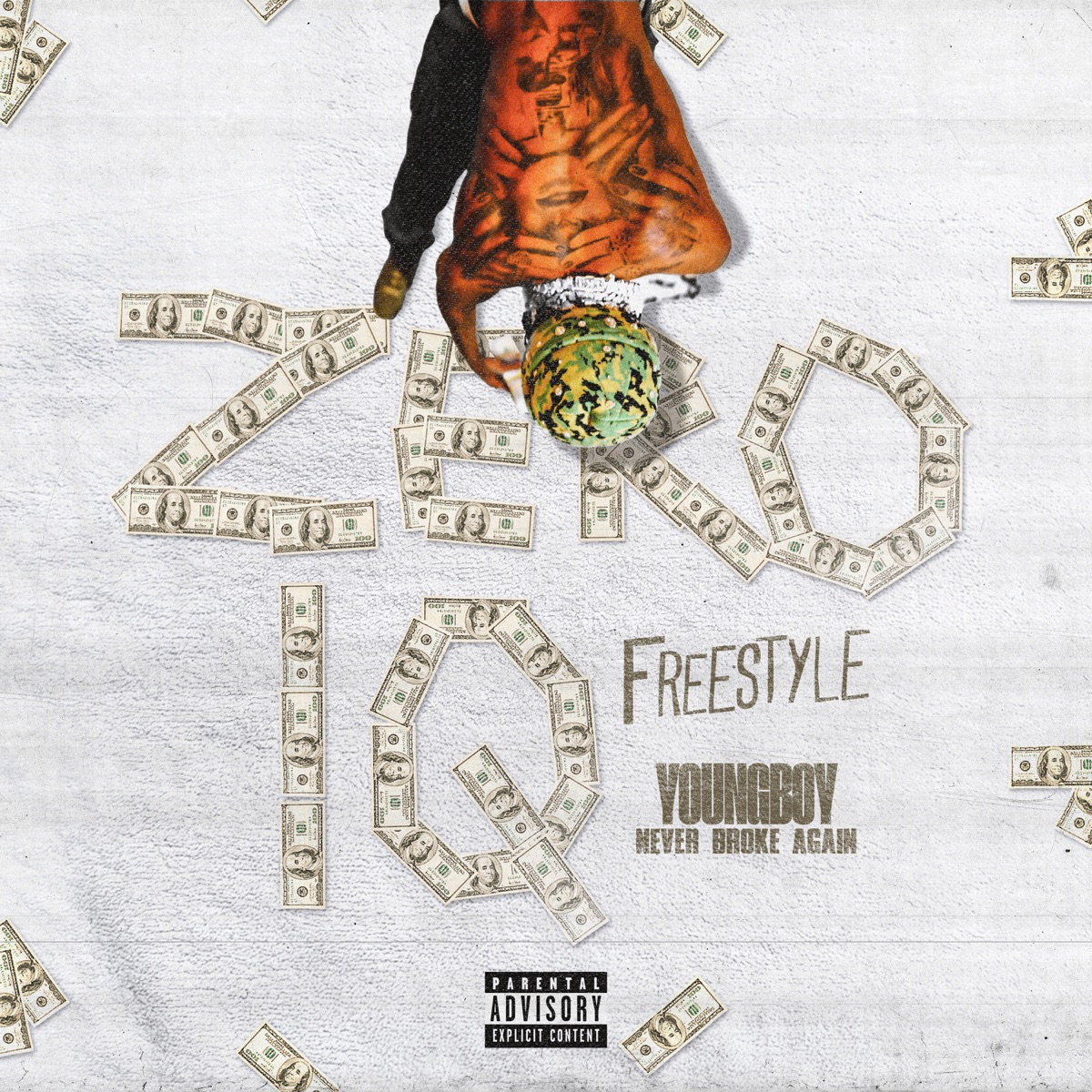 Zero IQ Freestyle - Single by Never Broke Again & YoungBoy Never Broke Again album cover