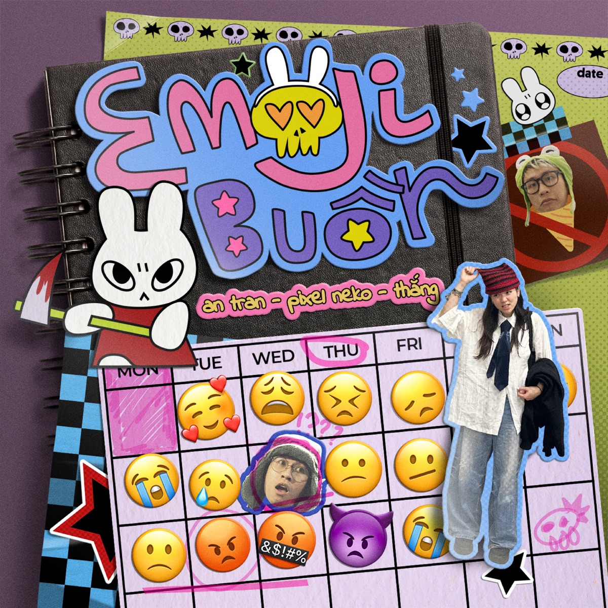 EMOJI BUỒN - Single by Pixel Neko, Thắng & An Trần album cover