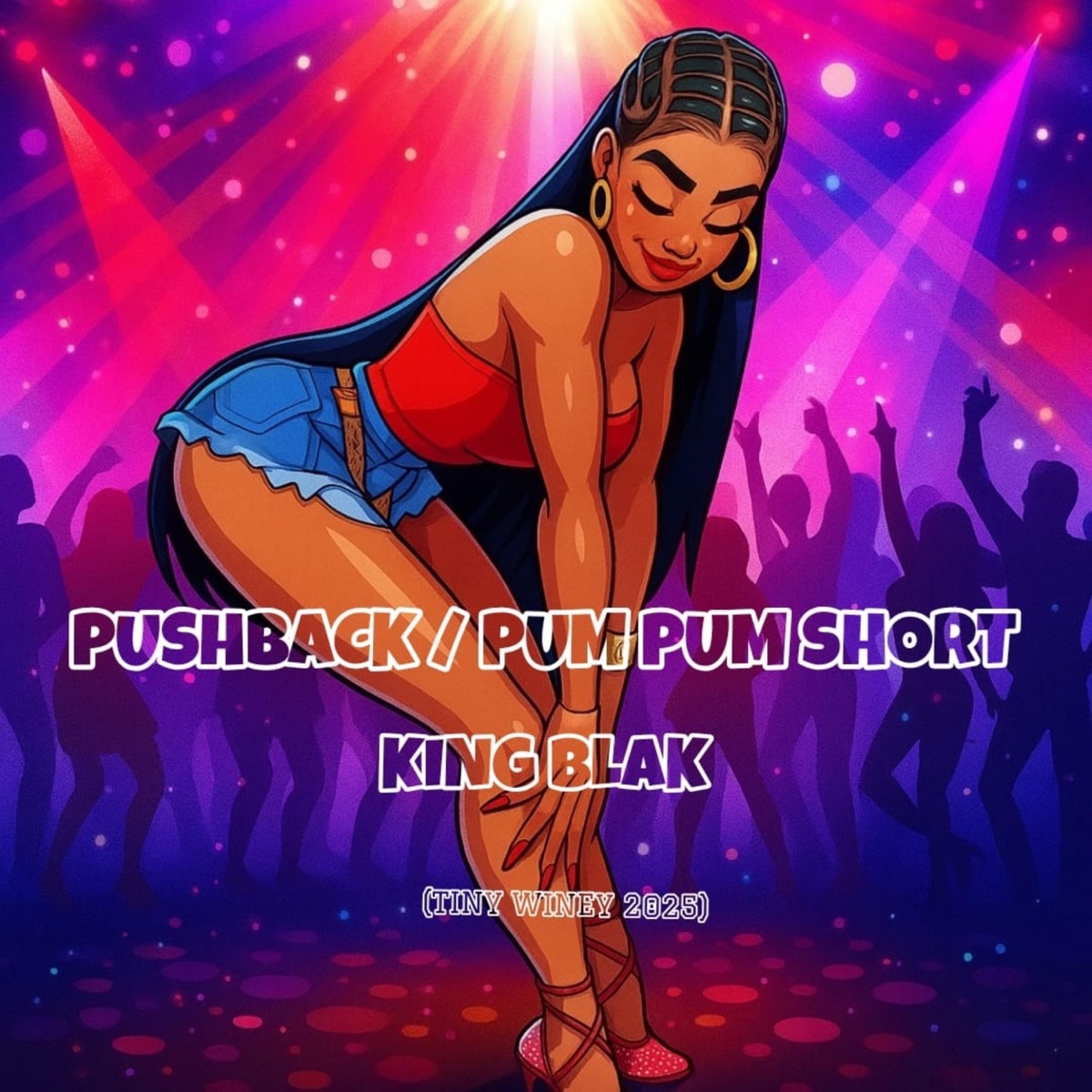 PUSHBACK / PUM PUM SHORT - Single by King Blak album cover