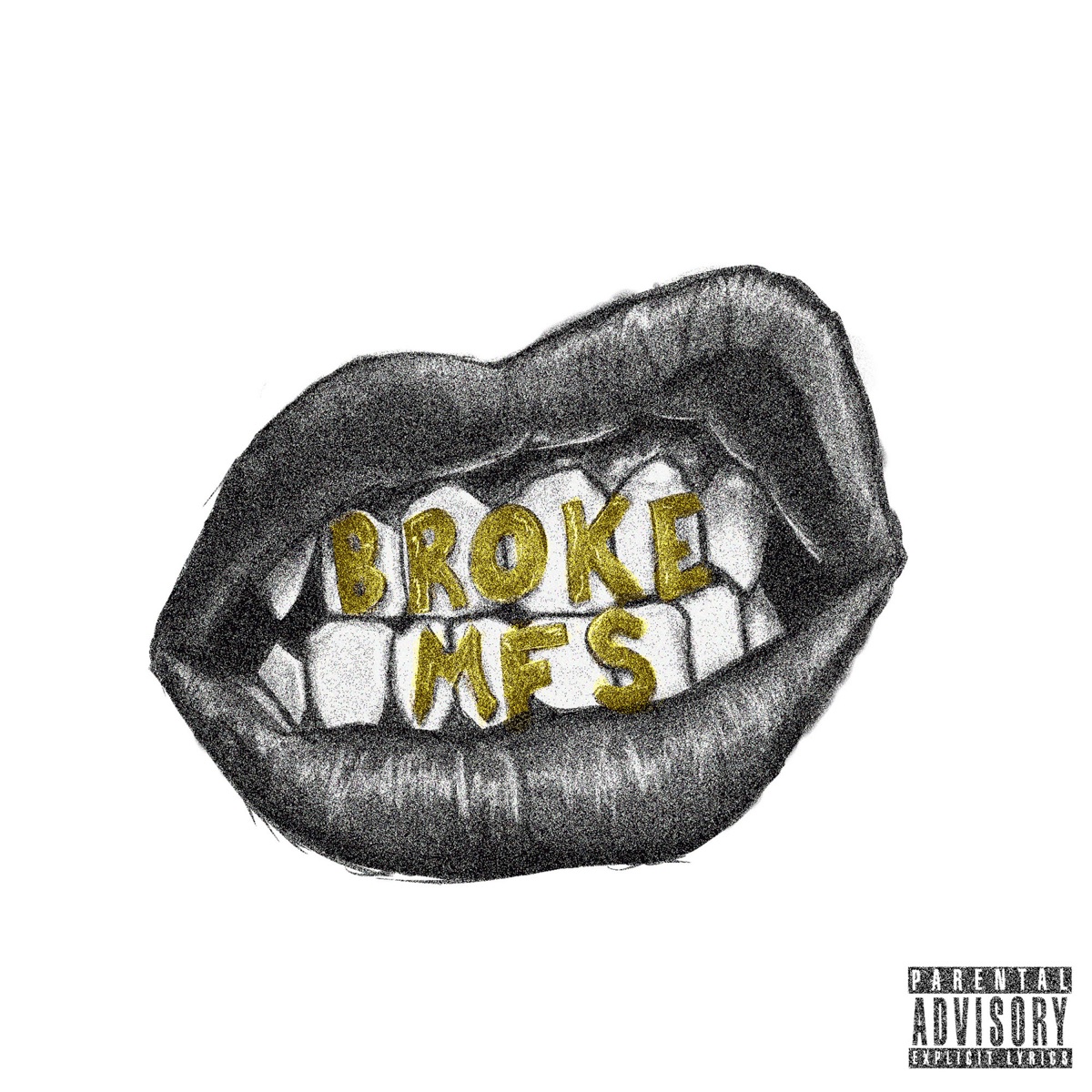 Broke MFS - Single by Yungteno album cover