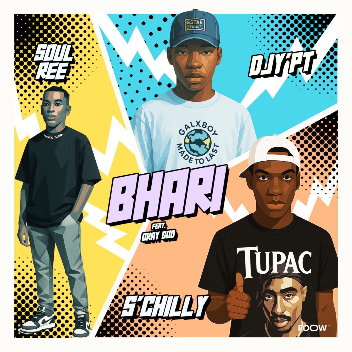 Bhari (feat. OKAY GOD) - Single by S'chilly, Djy'PT & Soul Ree album cover