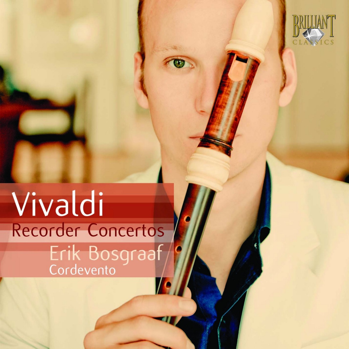 Vivaldi: Recorder Concertos by Erik Bosgraaf & Cordevento album cover