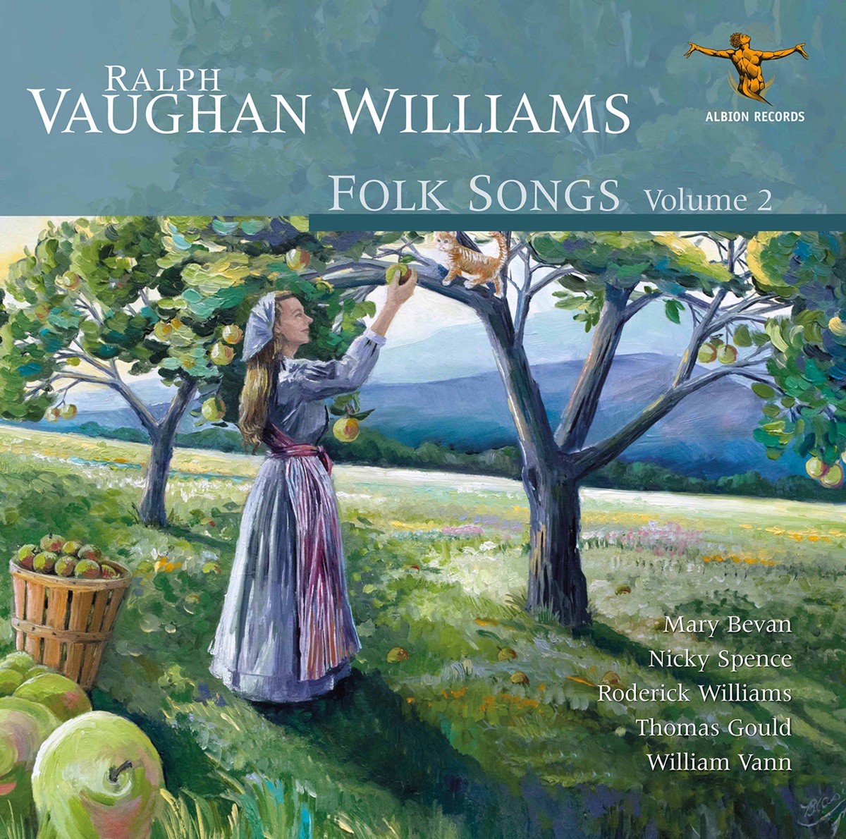 Ralph Vaughan Williams: Folk Songs, Vol. 2 by Roderick Williams, Mary Bevan, Nicky Spence & William Vann album cover