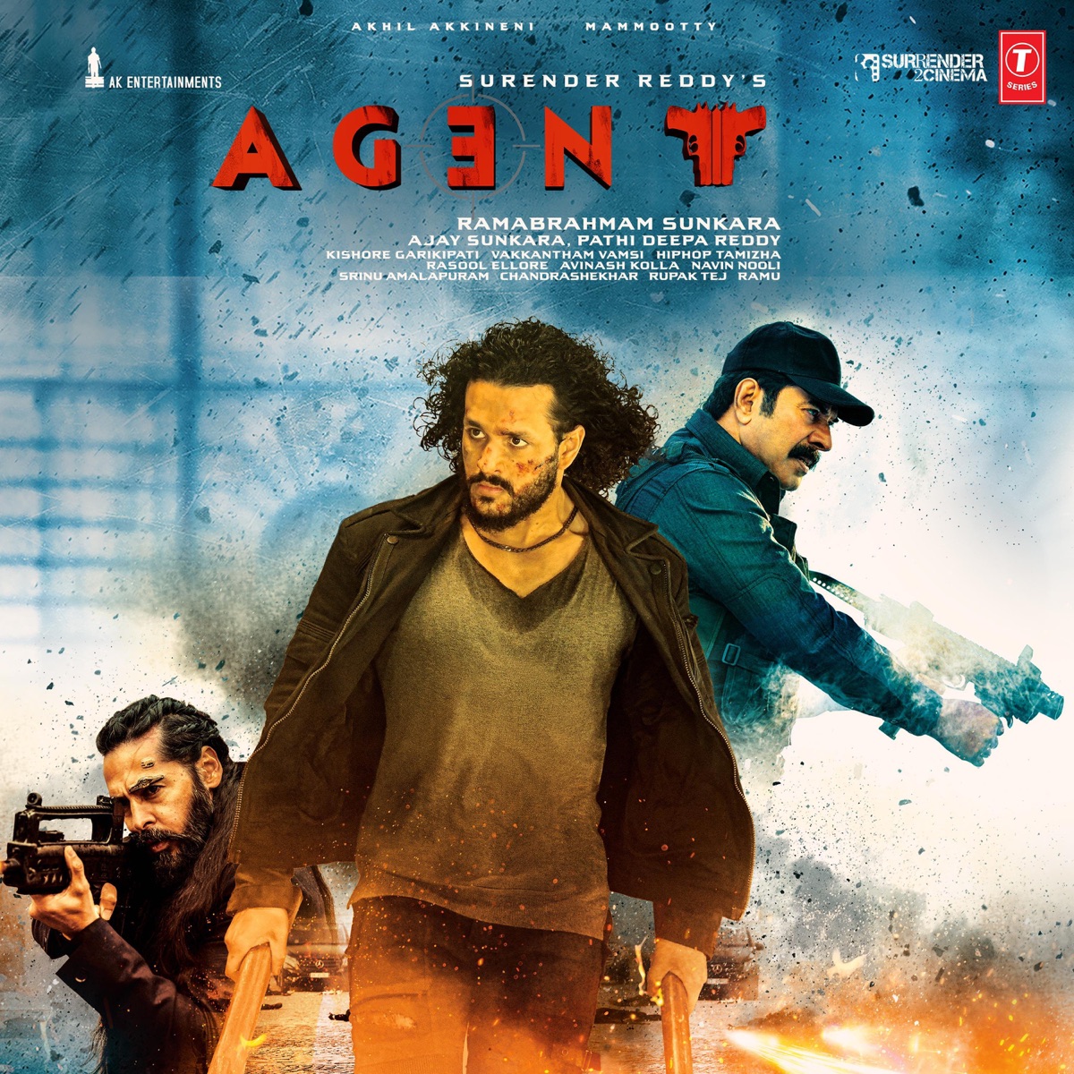Agent (Original Motion Picture Soundtrack) - EP by Hiphop Tamizha, Aditya Iyengar, Chandrabose, Bheems Ceciroleo & Raghuram album cover