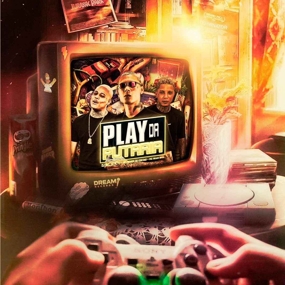 Play da Putaria - EP by DJ BIEL DO ALTO, MC GUUH BHZ & Mc Menor do escadão album cover