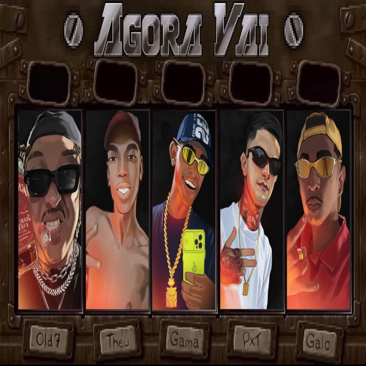 Agora vai (feat. mc galo) - Single by old 7, Mc Gama da Leste, mc nego theu & bielpxt album cover