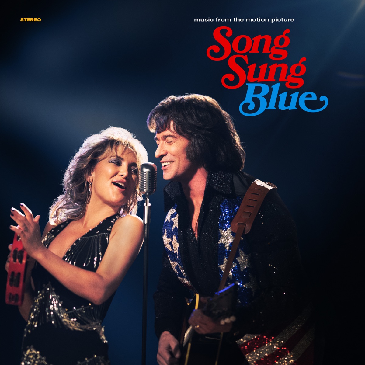 Song Sung Blue (Music from the Motion Picture) by Hugh Jackman & Kate Hudson album cover