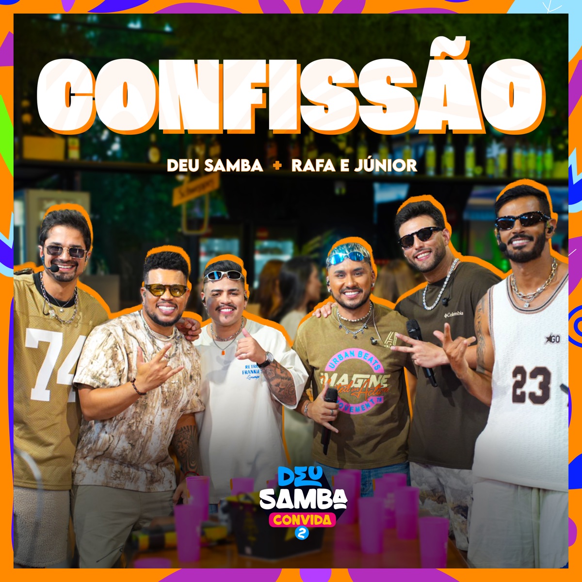 Confissão (Ao Vivo) - Single by Deu Samba & Rafa e Junior album cover