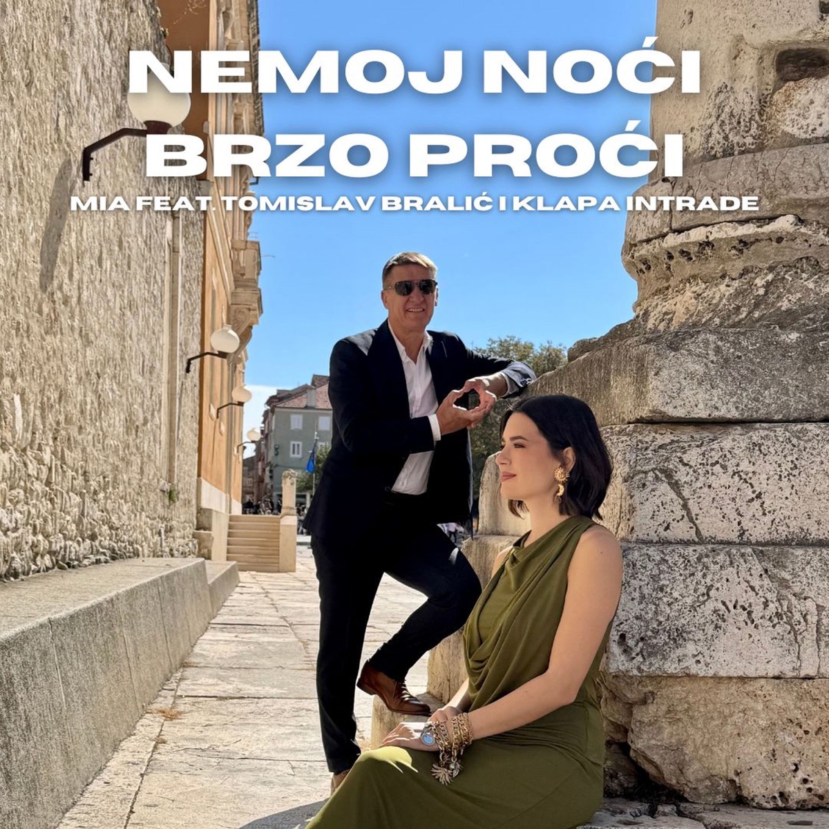 Nemoj noći brzo proći (feat. Tomislav Bralić & Klapa Intrade) - Single by Mia Dimšić album cover