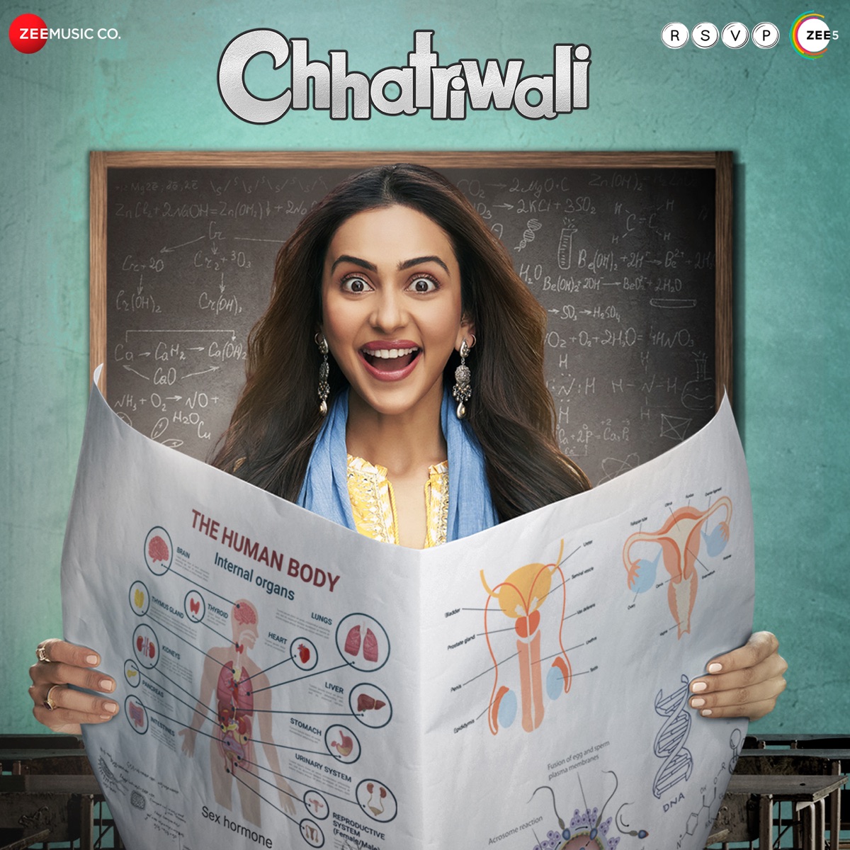 Chhatriwali (Original Motion Picture Soundtrack) by Rohan Rohan, Akhil Sachdeva, Sumeet Bellary, Durgesh R Rajbhatt, Tejas Prabha Vijay Deoskar, Satya Khare & Saaveri Verma album cover