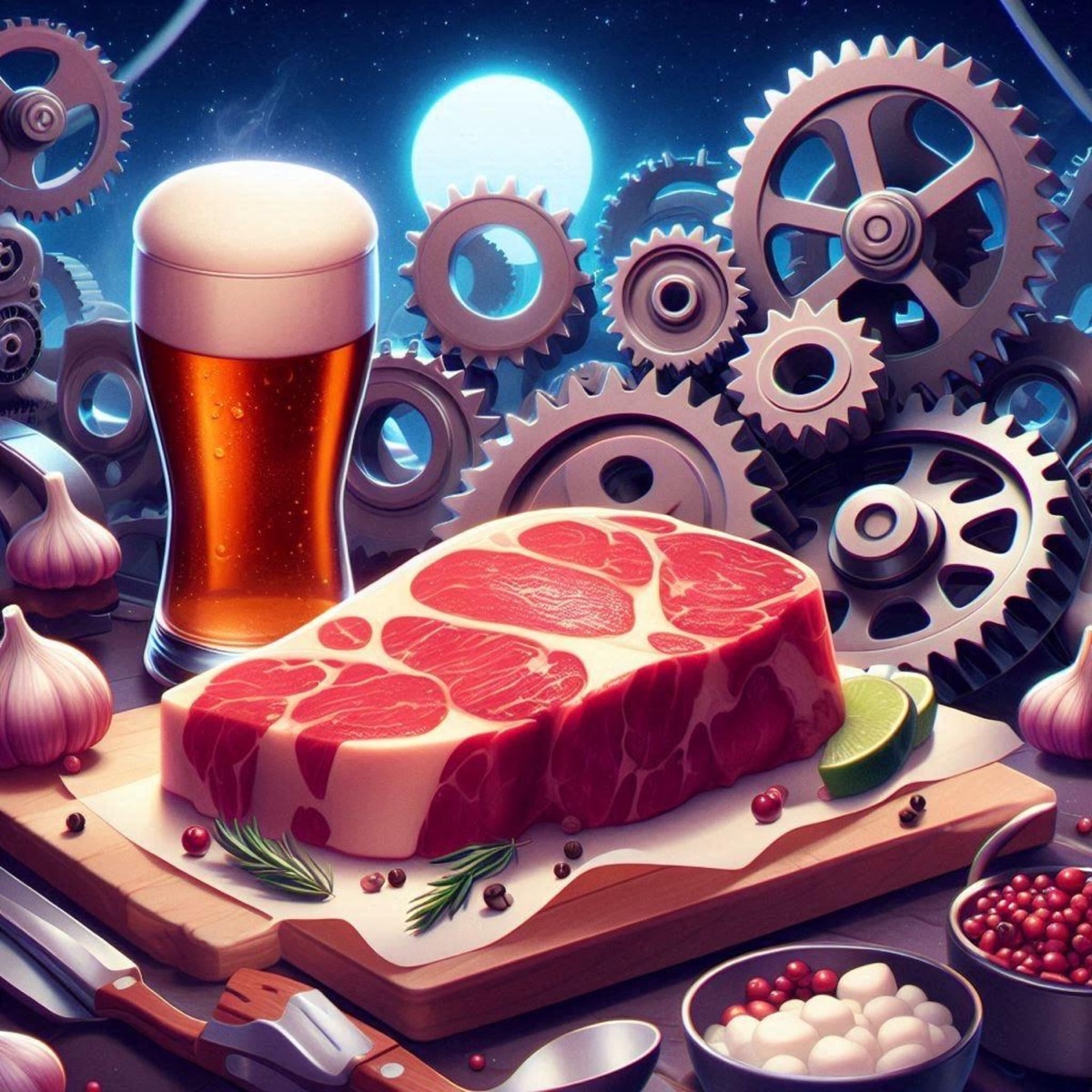 Uma Hora o Bife Vira - EP by neneka album cover