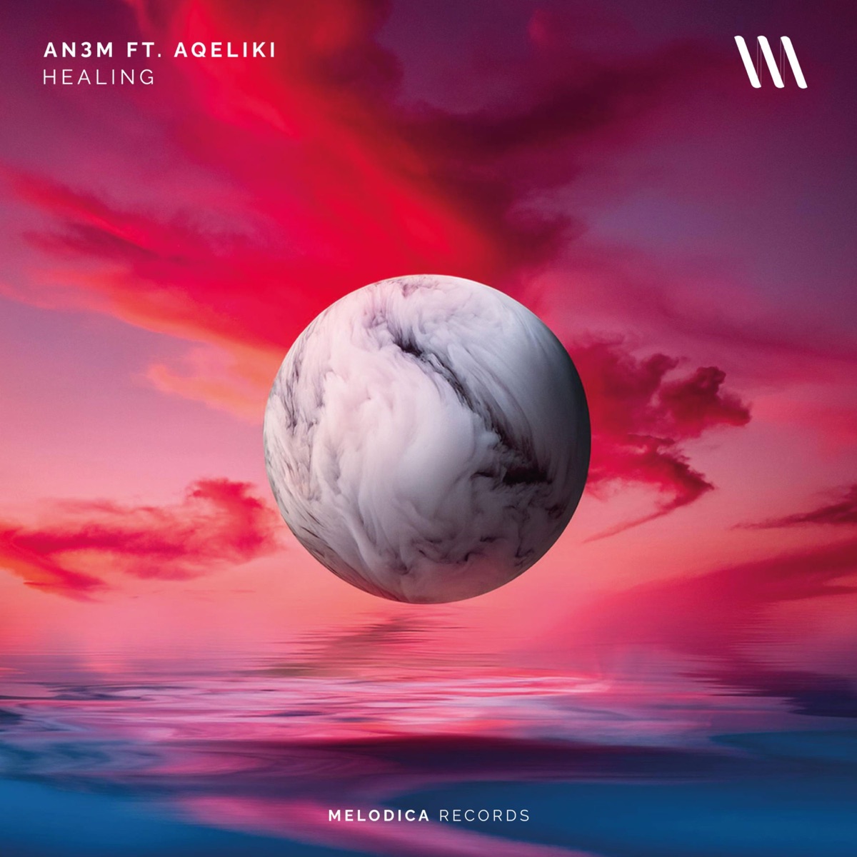 Healing (feat. aqeliki) - Single by AN3M album cover