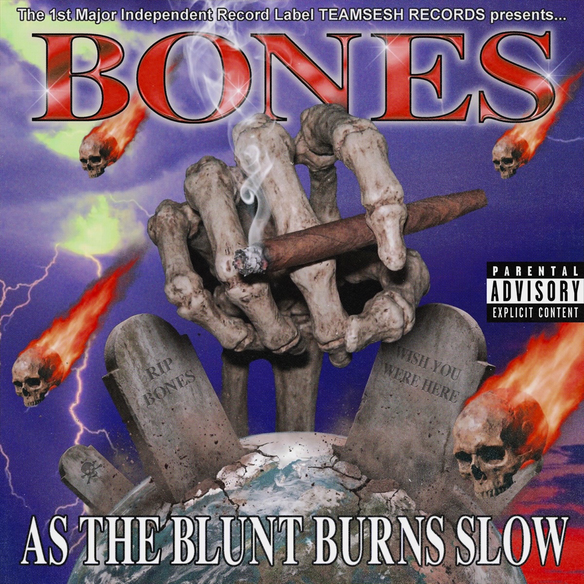 AsTheBluntBurnsSlow by BONES album cover