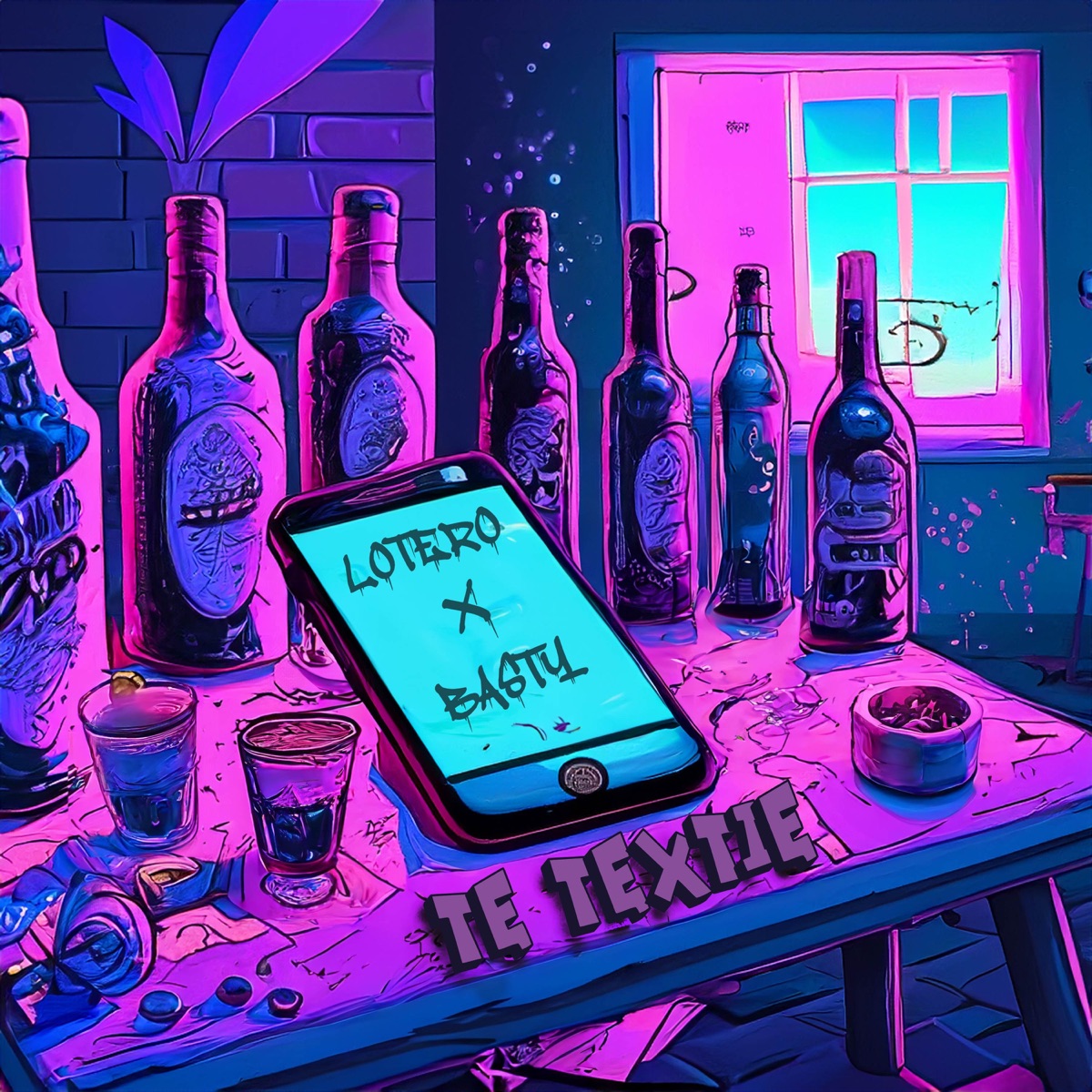 TE TEXTIE - Single by Lotter album cover