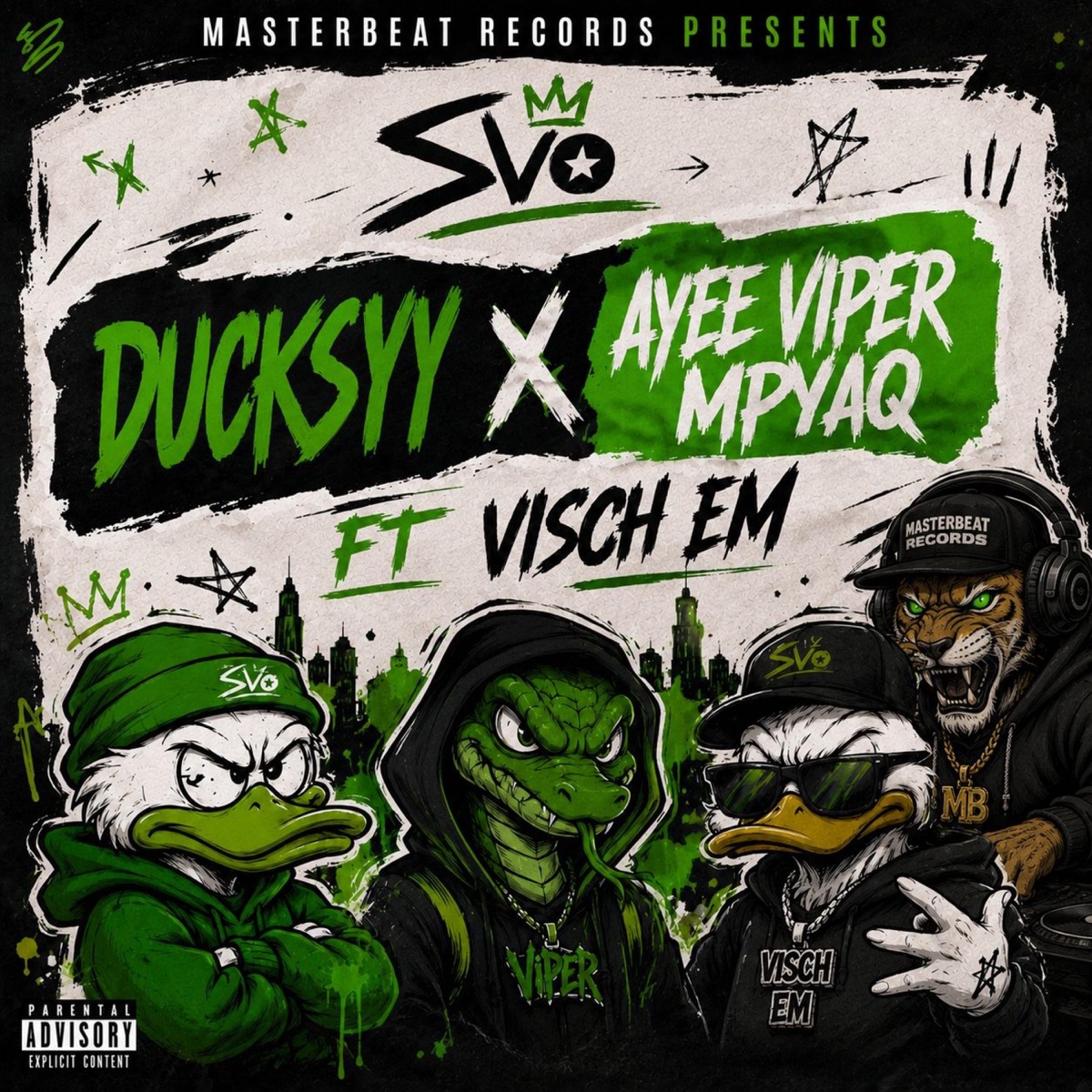 BOSSO KE MANG (feat. Ducksyy, Visch EM & Ayee viper mpyaq) - Single by Masterbeat album cover
