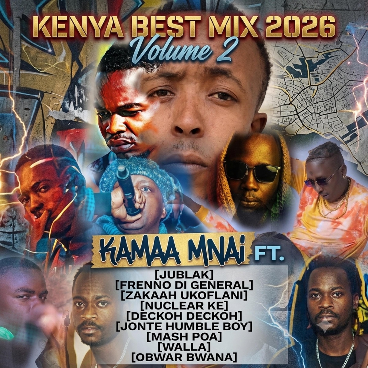 BEST SIDE kenya best mix vol 2 (feat. JuBLak, Frenno DI General, Zakah UkooFlani, Kichaka Deckoh Deckoh, WALA, Jonte Humbleboy, NUCLEAR KE, Obwar Bwana, Mash poa & Kelvin Kamau Njuguna) by KAMAA MNAI album cover