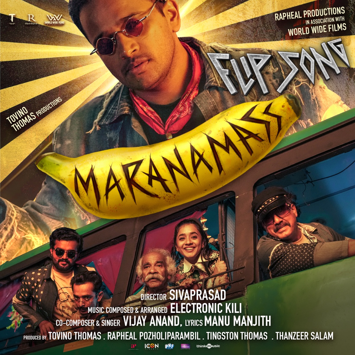 Flip Song (From "Maranamass") - Single by electronic kili, Vijay Anand & Manu Manjith album cover