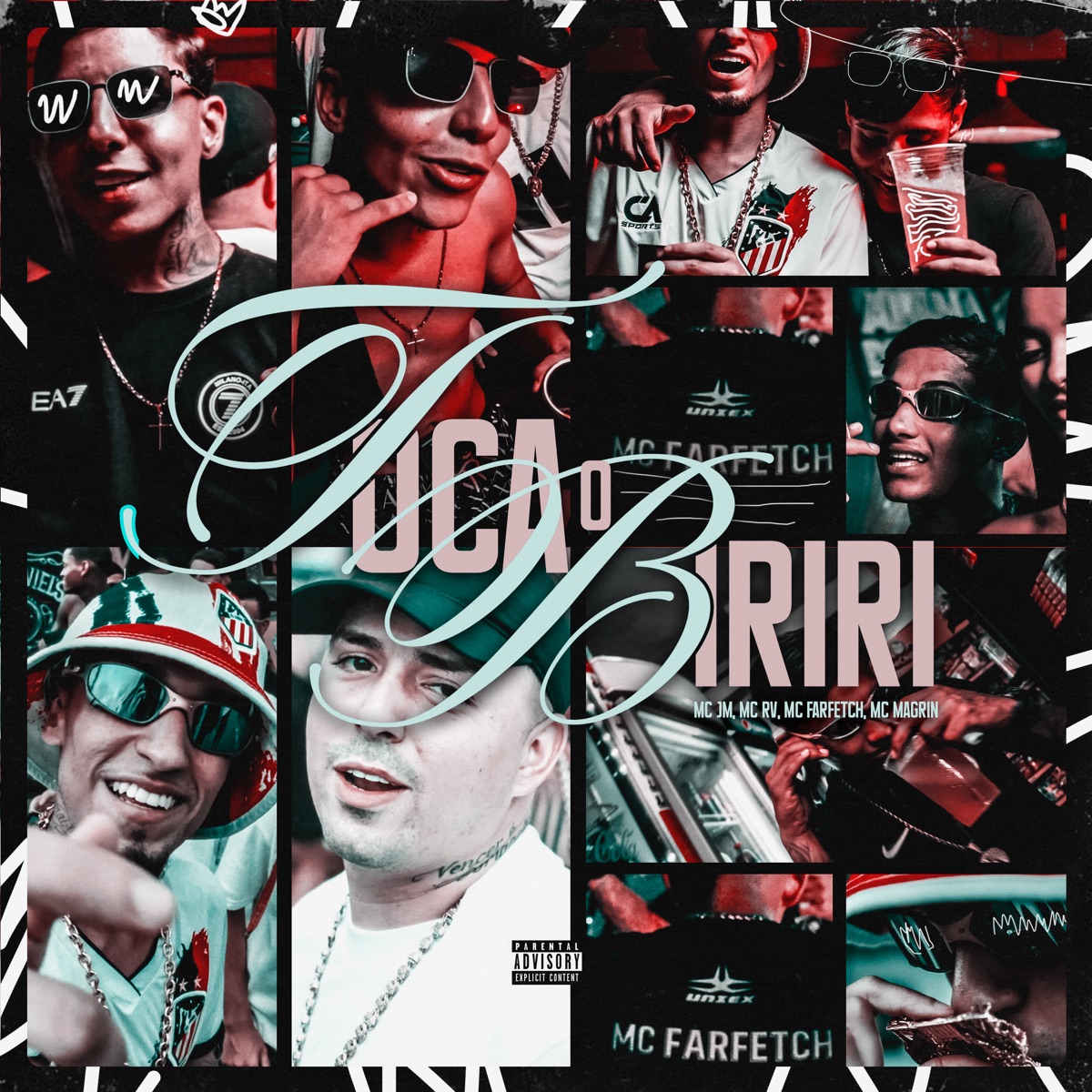Toca o Biriri (feat. PROD MEGA) - Single by J.M., MC RV, MC Farfetch & Mc Magrin FP album cover