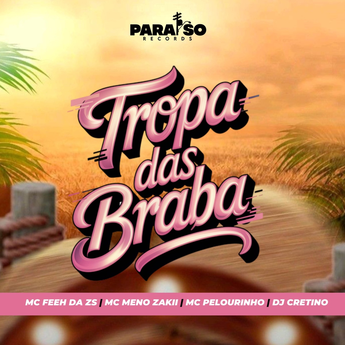 TROPA DAS BRABAS (feat. DJ Cretino) - Single by mc feeh da zs, Mc Pelourinho & Mc meno zakii album cover