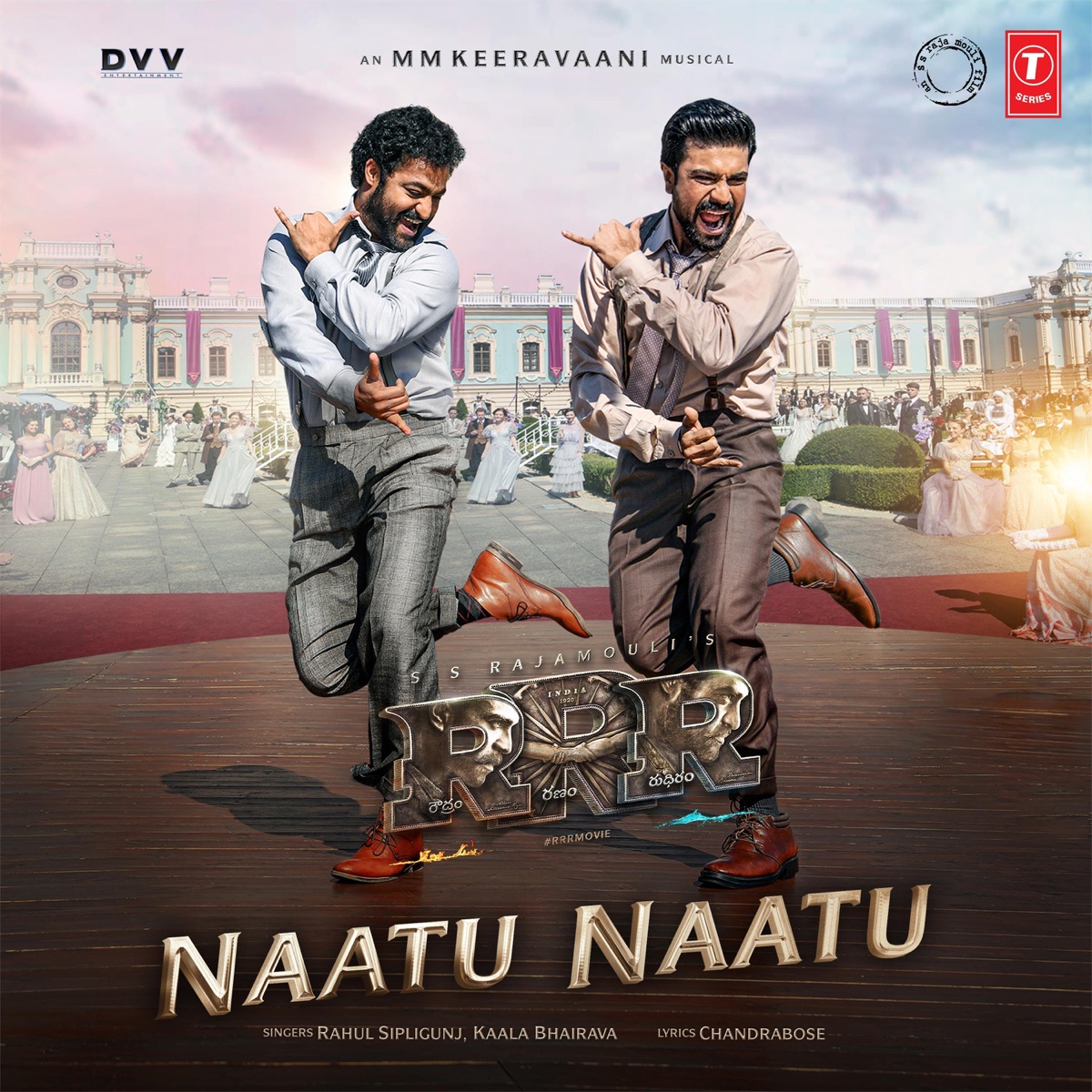 Naatu Naatu (From "RRR") - Single by Rahul Sipligunj, Kaala Bhairava & M.M. Keeravani album cover