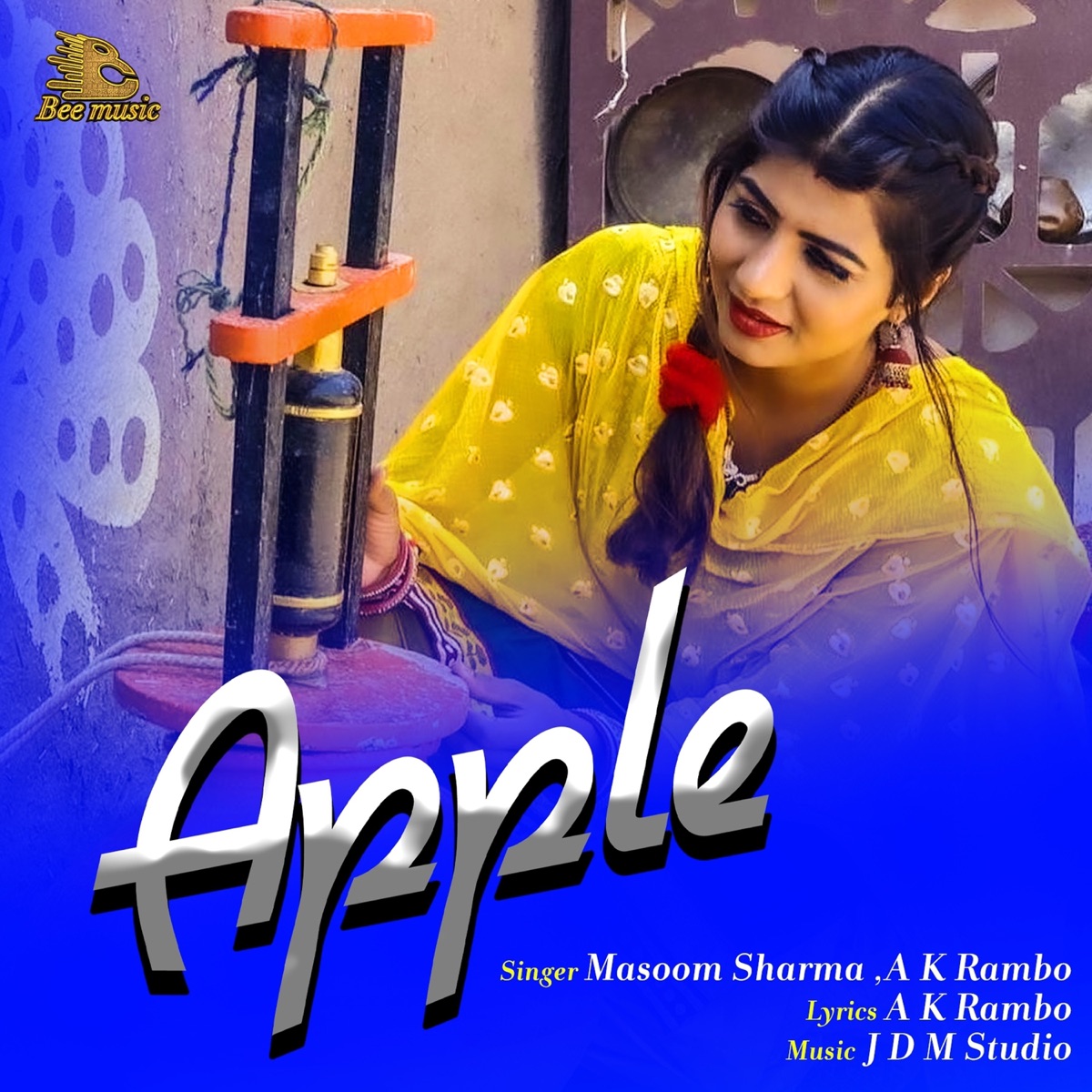Apple - Single by Masoom Sharma & A K Rambo album cover