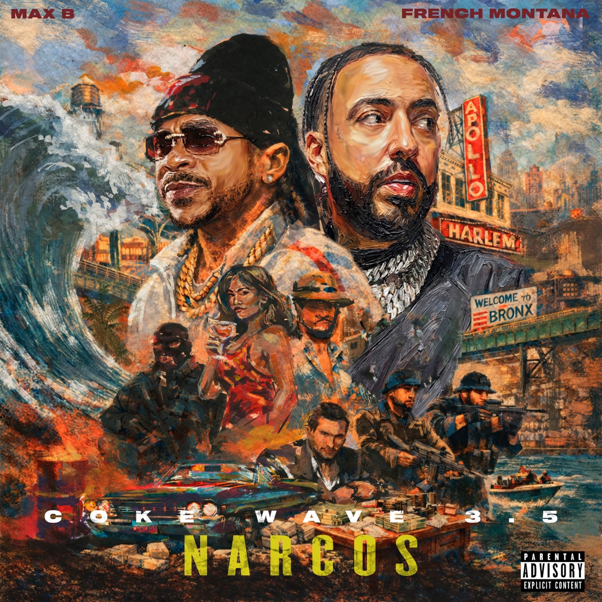Coke Wave 3.5: Narcos by French Montana & Max B album cover