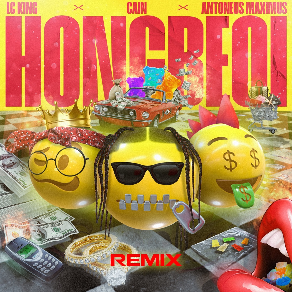 Hong Bé Ơi (Remix) - EP by Cain, LCKing & Antoneus Maximus album cover