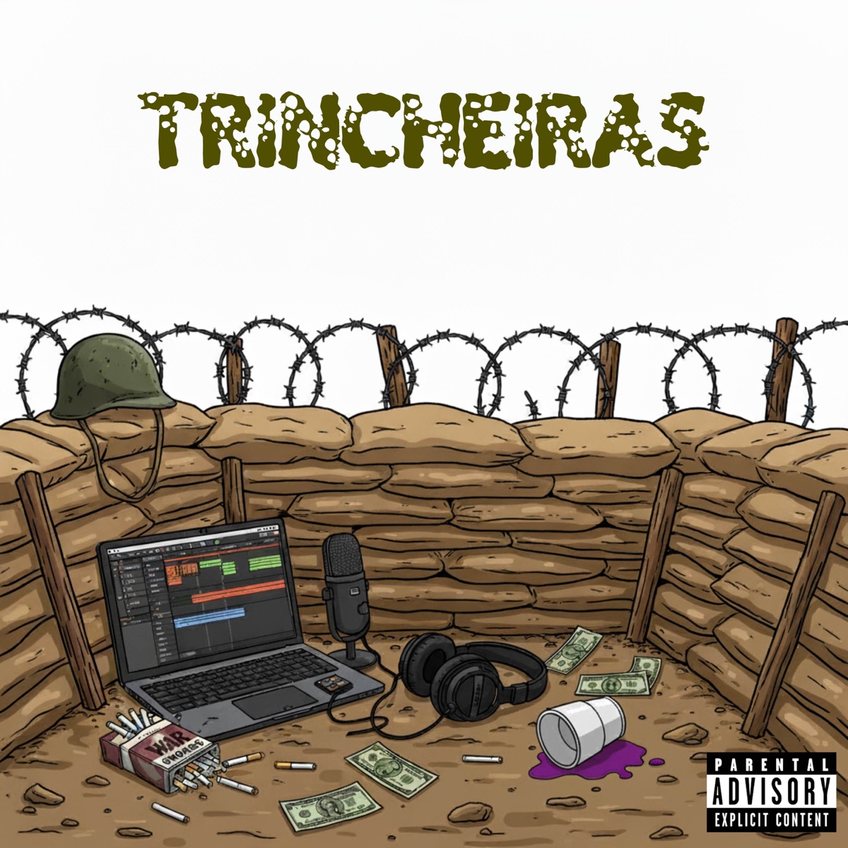 TRINCHEIRAS - Single by realcx & Yazuka album cover