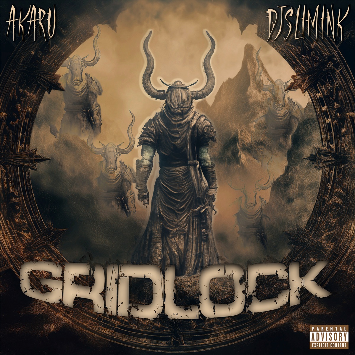 Gridlock - Single by Akaru & DJ Slimink album cover