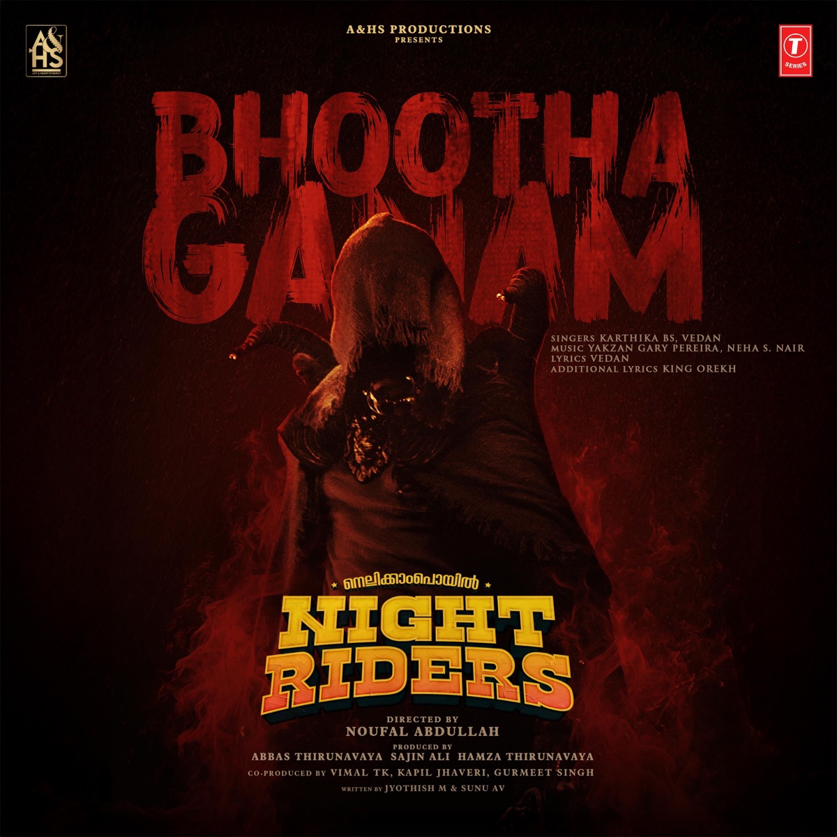 Bhootha Ganam (From "Nellikkampoyil Night Riders") - Single by Vedan, Karthika Bs, Yakzan Gary Pereira, Neha Nair & King Orekh album cover