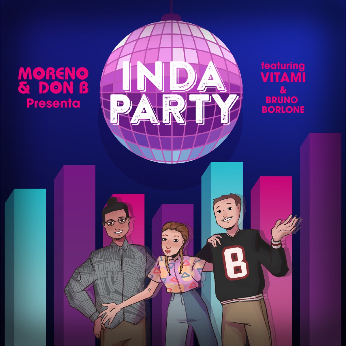 Inda Party - Single by Vitami, Bruno Borlone & Moreno & Don B album cover