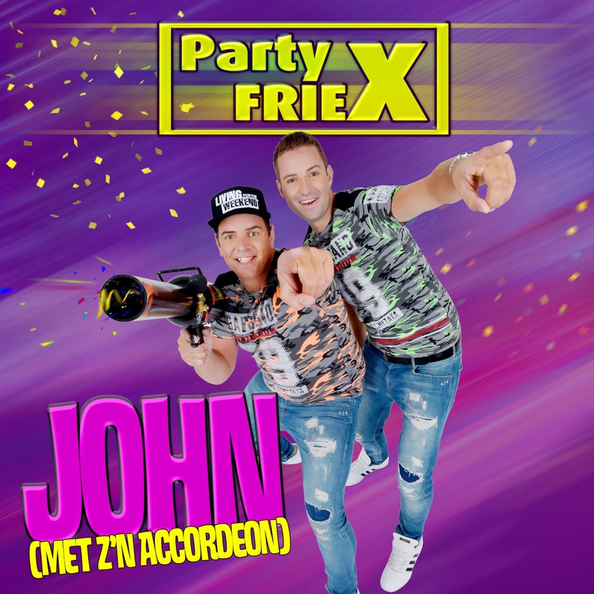 John (Met Z'n Accordeon) - Single by PartyFriex album cover