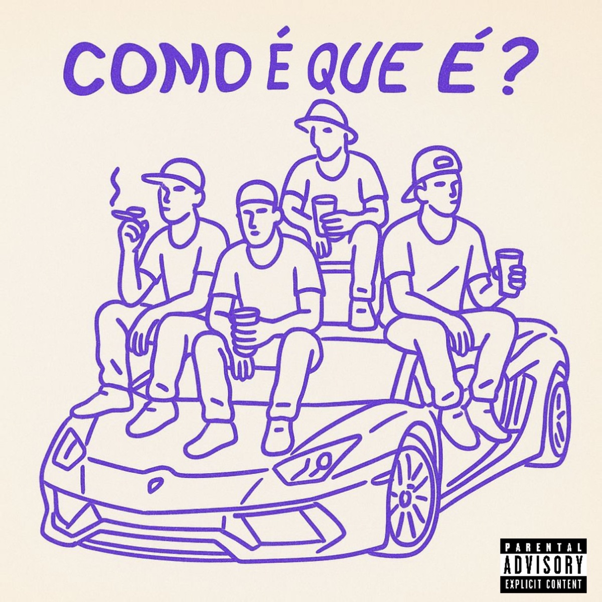 Como É Que É? (feat. Scuroo & Travzin) - Single by Starblack & Yugary Bæ album cover