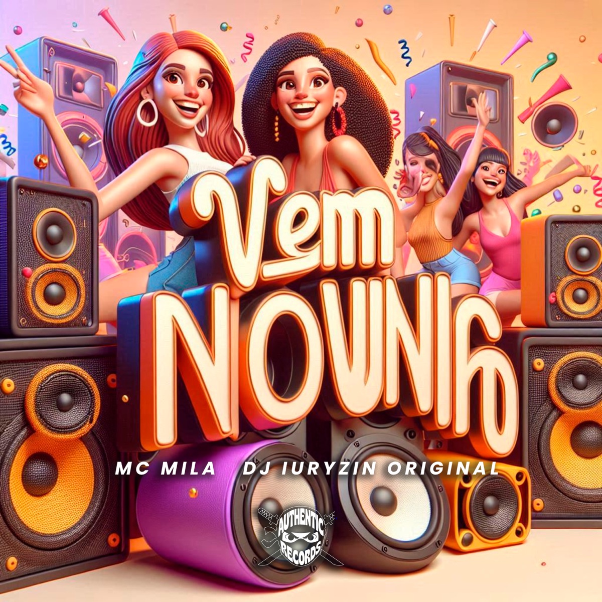 Vem Novinho - Single by DJ IURYZIN ORIGINAL & MC MILA album cover